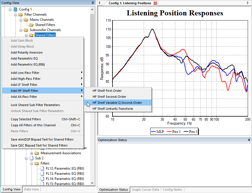 Adding a High-Frequency Shelving Filter Manually