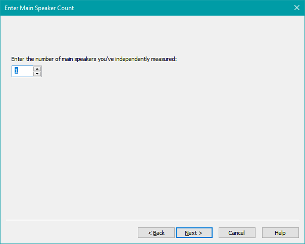 Pick the Number of Main Speakers You've Independently Measured