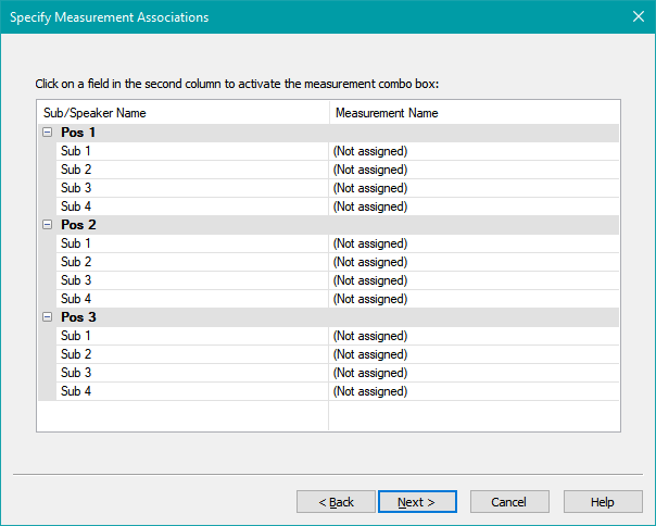 Associations Are Unassigned