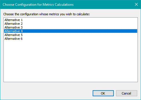 The Configuration Picker Dialog