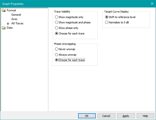 Enabling the Show Magnitude, Show Phase and Unwrap Phase Checkboxes