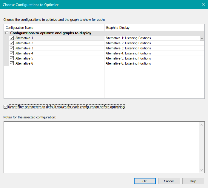 The Dialog for Optimizing Multiple Configurations