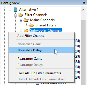 Normalizing Sub Delays