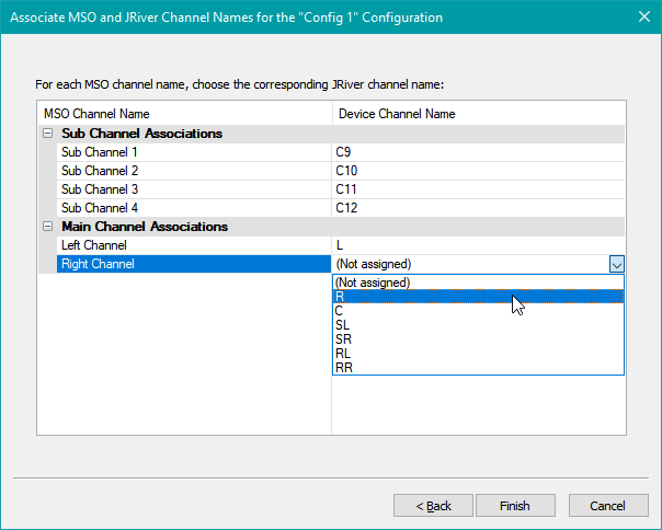 Associate MSO and JRiver Channels